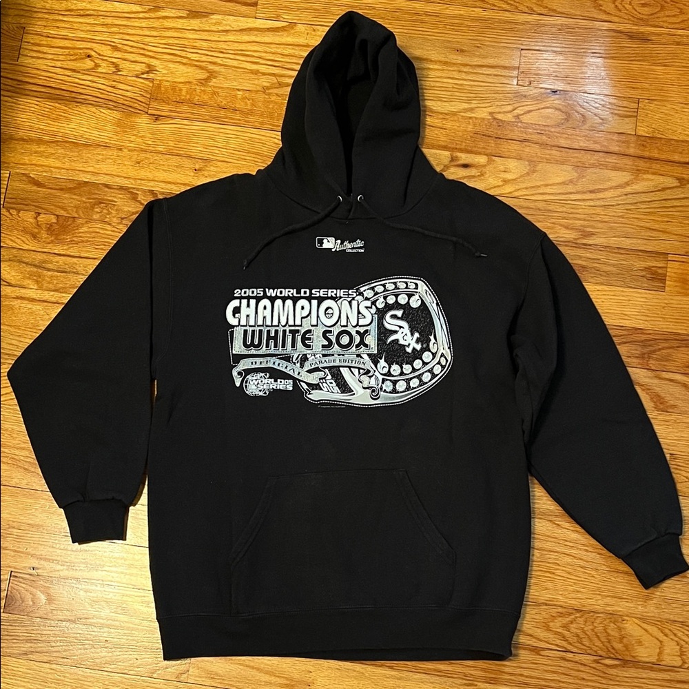 Black White Sox Champions Hoodie